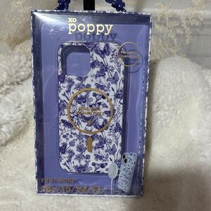 Xo poppy 16e/15/14/13 floral butterfly iPhone case
